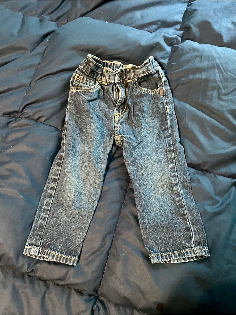 Kids Dark Blue Denim Jeans